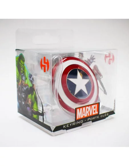 Marvel Comics Llavero metálico Captain America Shi-12 Marvel Comics Llavero metálico Captain America Shi-12