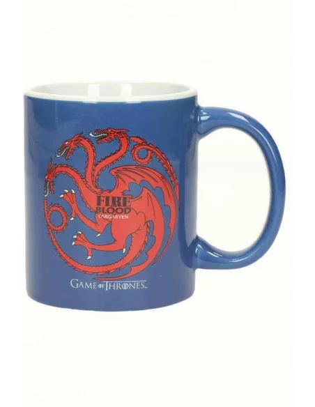 es::Juego de Tronos Taza Targaryen azul y blanca