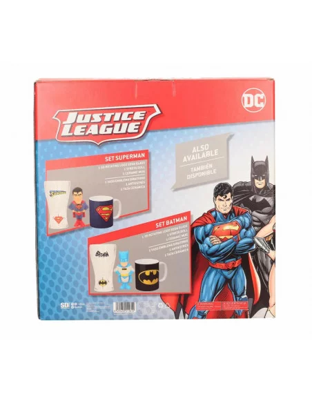 es::DC Comics Set de Regalo Superman 2018: Antiestrés + taza + vaso de refresco