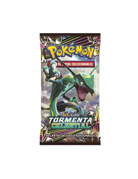 es::Pokémon Sol y Luna Tormenta Celestial JCC 1 sobre - Juego de cartas coleccionable