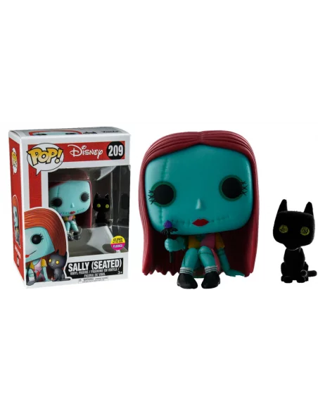 es::Pesadilla antes de Navidad POP! Vinyl Figura Sally Seated GITD 9 cm