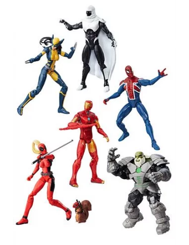 es::Marvel Legends Pack de 6 Figuras 10 cm 2017 Wave 1