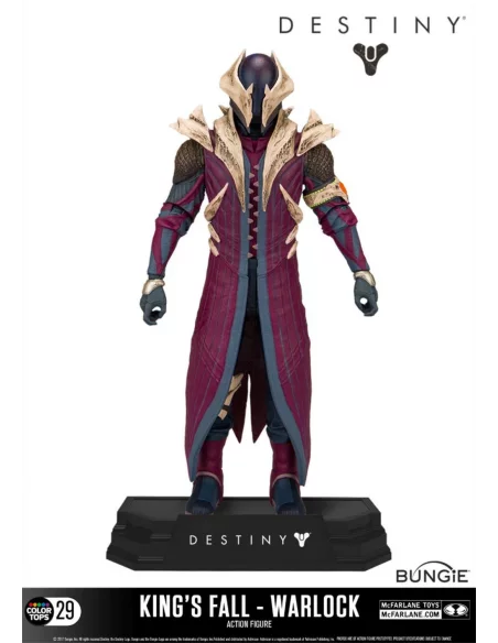 es::Destiny Figura Color Tops Warlock King's Fall 18 cm