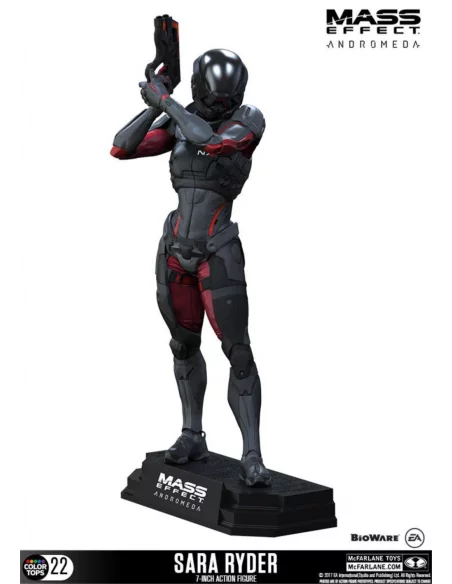 es::Mass Effect Andromeda Figura Color Tops Sara Ryder 18 cm
