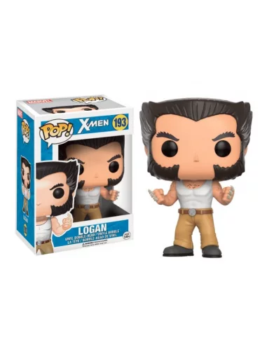 es::X-Men POP! Marvel Vinyl Cabezón Logan Camiseta 9 cm