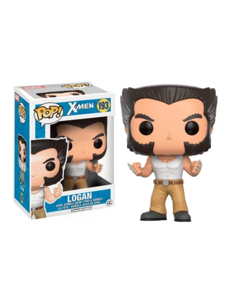 es::X-Men POP! Marvel Vinyl Cabezón Logan Camiseta 9 cm