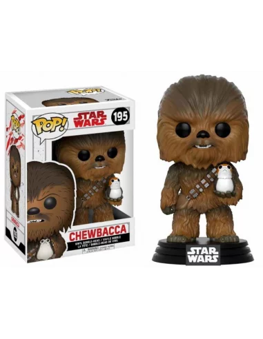 es::Star Wars Episode VIII POP! Vinyl Cabezón Chewbacca & Porg 9 cm