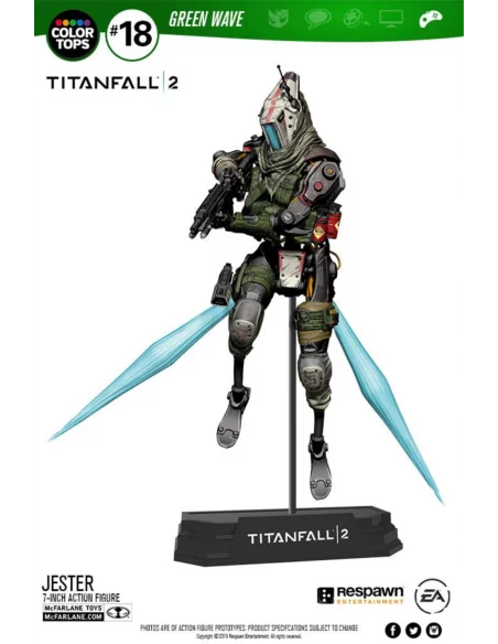 es::Titanfall 2 Figura Color Tops Jester 18 cm