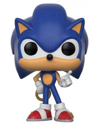 es::Sonic The Hedgehog POP! Games Vinyl Figura Sonic Ring 9 cm
