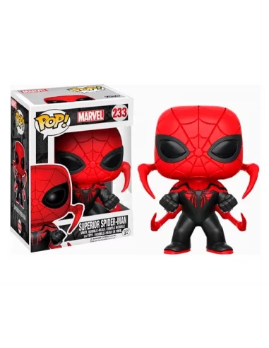 es::Marvel Comics POP! Vinyl Cabezón Superior Spider-Man Exclusive 9 cm