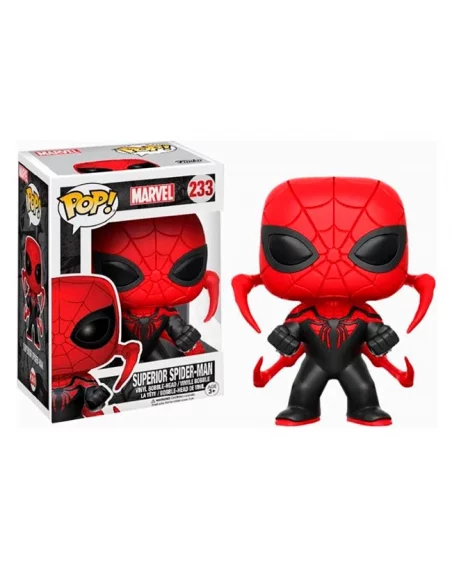es::Marvel Comics POP! Vinyl Cabezón Superior Spider-Man Exclusive 9 cm