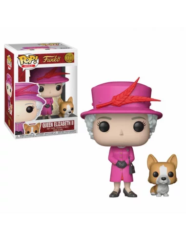 es::Royal Family Figura POP! Vinyl Queen Elizabeth II 9 cm