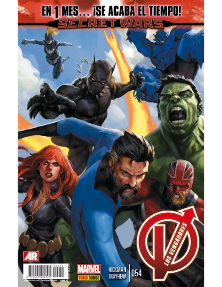 es::Los Vengadores v4, 54: En 1 mes... ¡Se acaba el tiempo! - Secret Wars