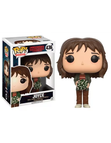 es::Stranger Things POP! TV Vinyl Figura Joyce con luces de Navidad 9 cm