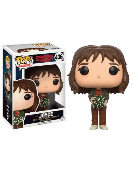 es::Stranger Things POP! TV Vinyl Figura Joyce con luces de Navidad 9 cm