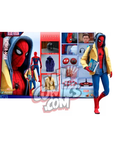 es::Spider-Man Homecoming Figura 1/6 Spider-Man Deluxe version Hot Toys