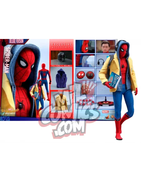 es::Spider-Man Homecoming Figura 1/6 Spider-Man Deluxe version Hot Toys