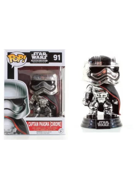 es::Star Wars Episode VII POP! Vinyl Cabezón Cromado Captain Phasma 10 cm