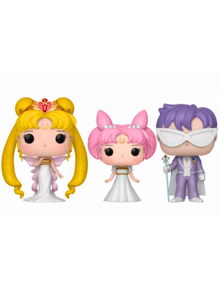 es::Sailor Moon POP! Animation Vinyl Pack Figuras Serenity, Endy y Rini Exclusive 9 cm