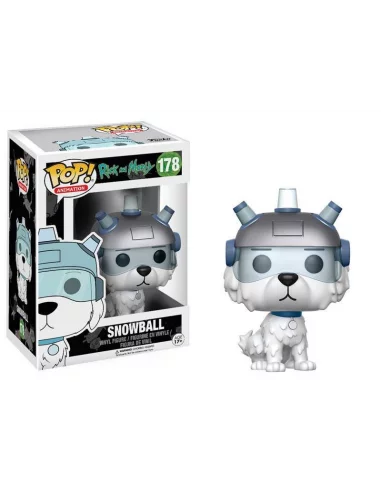 es::Rick y Morty POP! Animation Vinyl Figura Snowball 9 cm