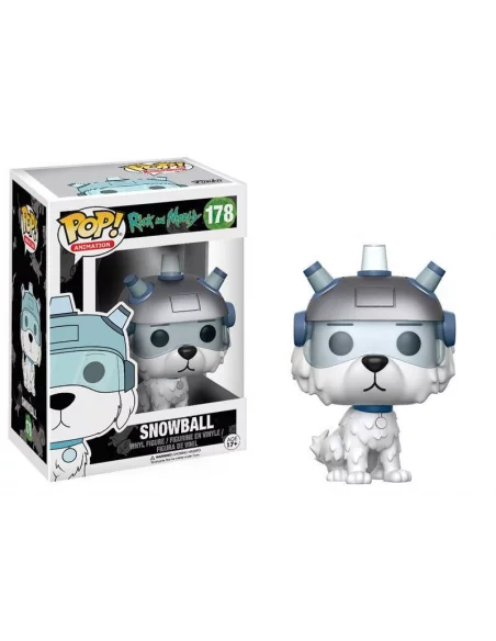 es::Rick y Morty POP! Animation Vinyl Figura Snowball 9 cm