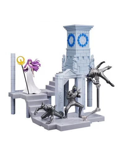 es::Saint Seiya DD Panoramation Figura Atenea Diosa 10 cm + extensión Reloj de Santuario