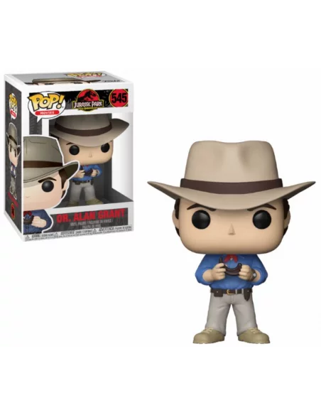 es::Jurassic Park Figura POP! Movies Vinyl Dr. Alan Grant 9 cm