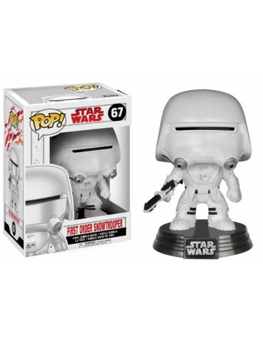 es::Star Wars Episode VIII POP! Vinyl Cabezón First Order Snowtrooper 9 cm