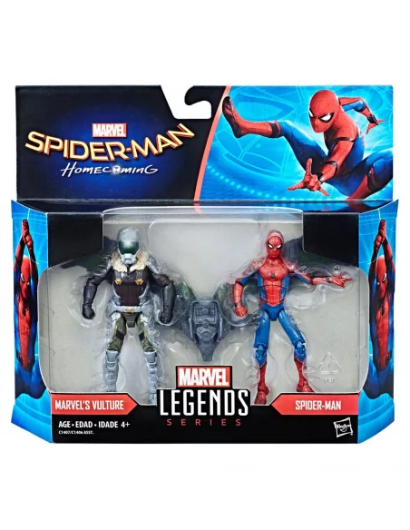 es::Marvel Legends Spiderman & Vulture Pack de 2 Figuras 10 cm
