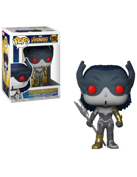 es::Vengadores Infinity War Figura POP! Movies Vinyl Proxima Midnight 9 cm