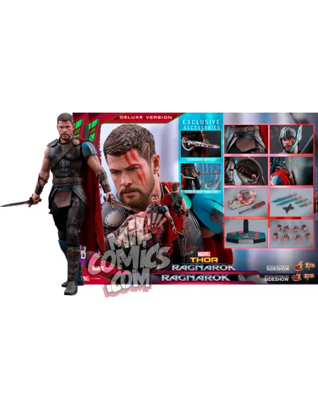 es::Thor Ragnarok Figura 1/6 Gladiator Thor Deluxe ver. Hot Toys 32 cm