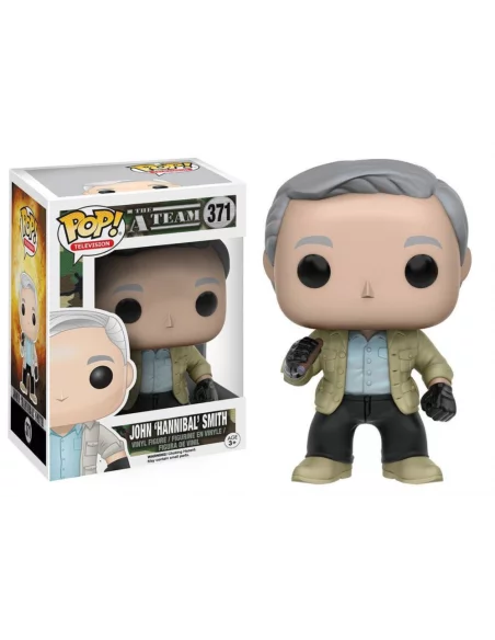 es::El equipo A Figura POP! Television Vinyl John Hannibal Smith 9 cm