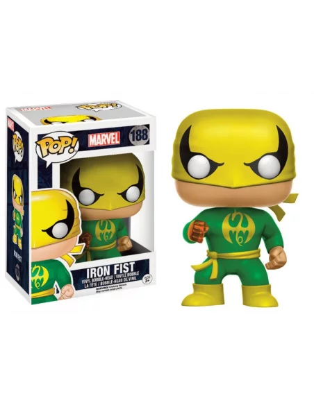 es::Marvel Comics POP! Marvel Vinyl Cabezón Iron Fist 9 cm
