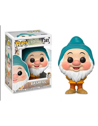 es::Blancanieves y los 7 Enanitos POP! Disney Vinyl Figura Bashful 9 cm