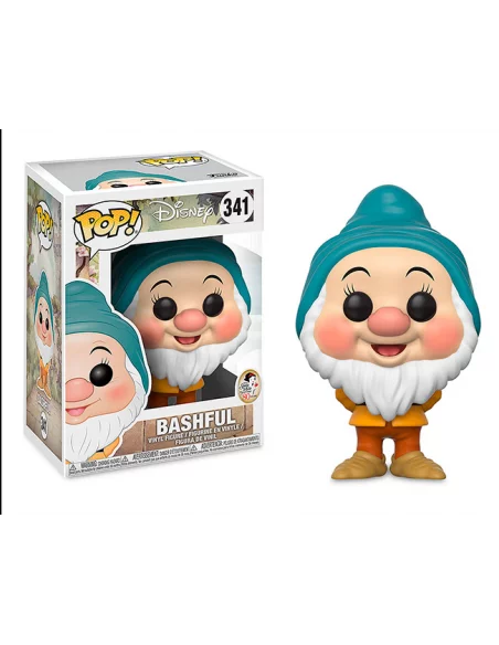 es::Blancanieves y los 7 Enanitos POP! Disney Vinyl Figura Bashful 9 cm