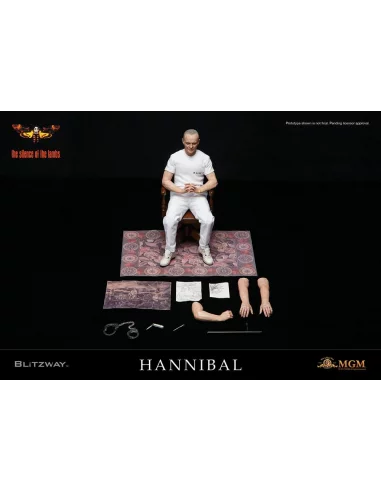 es::El Silencio de los Corderos Figura 1/6 Hannibal Lecter White Prison Uniform Ver. 30 cm