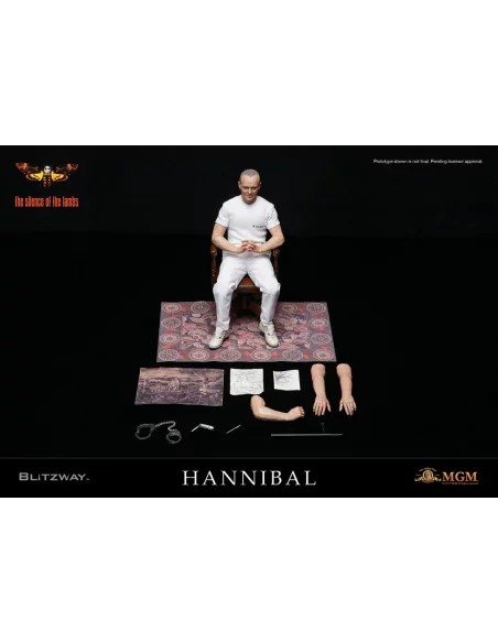 es::El Silencio de los Corderos Figura 1/6 Hannibal Lecter White Prison Uniform Ver. 30 cm