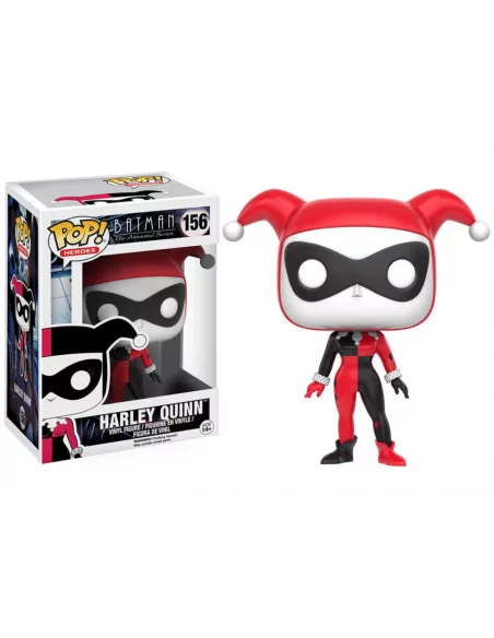 es::Batman The Animated Series POP! Heroes Figura Harley Quinn 9 cm