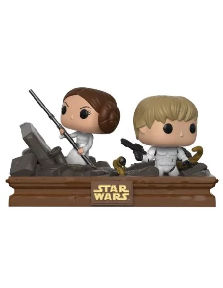 es::Star Wars Pack POP! Movie Moments Vinyl Trash Compactor Escape 9 cm