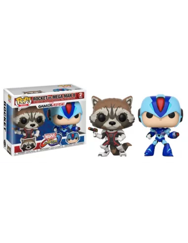 es::Marvel vs. Capcom Infinite POP! Games Vinyl Pack de 2 Figuras Rocket vs. Mega Man X 9 cm