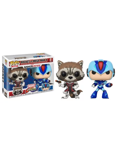 es::Marvel vs. Capcom Infinite POP! Games Vinyl Pack de 2 Figuras Rocket vs. Mega Man X 9 cm