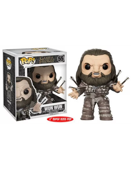 es::Juego de Tronos Super Sized POP! Television Vinyl Figura Wun Wun 15 cm