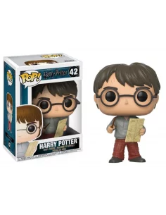 es::Harry Potter POP! Movies Vinyl Figura Harry Potter with Marauders Map 9 cm