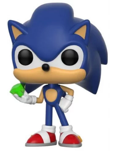 es::Sonic The Hedgehog POP! Games Vinyl Figura Sonic Emerald 9 cm