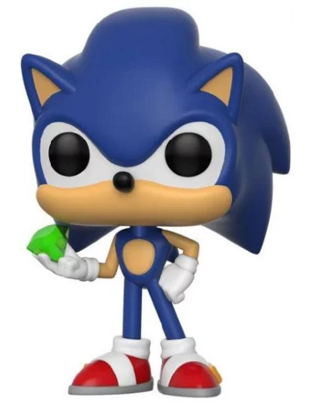 es::Sonic The Hedgehog POP! Games Vinyl Figura Sonic Emerald 9 cm