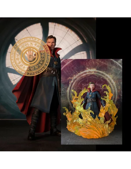 es::Doctor Extraño Figura S.H. Figuarts Doctor Strange & Burning Flame Set 15 cm