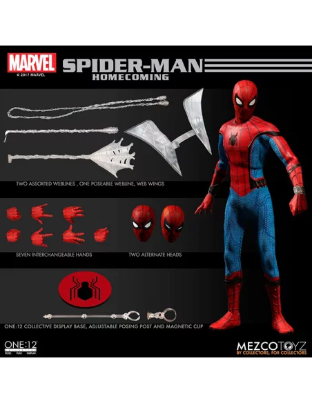 es::Spider-Man Homecoming Figura 1/12 Spider-Man 16 cm