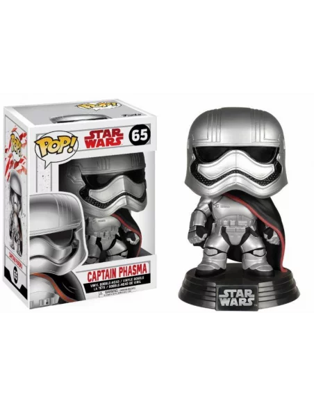 es::Star Wars Episode VIII POP! Vinyl Cabezón Captain Phasma 9 cm