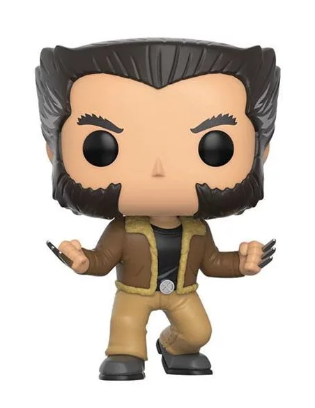 es::X-Men POP! Marvel Vinyl Cabezón Logan Cazadora 9 cm