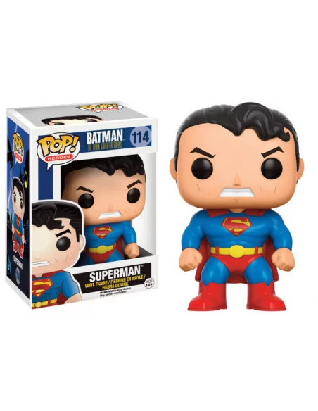 es::Batman The Dark Knight Returns POP! Heroes Figura Superman 9 cm
